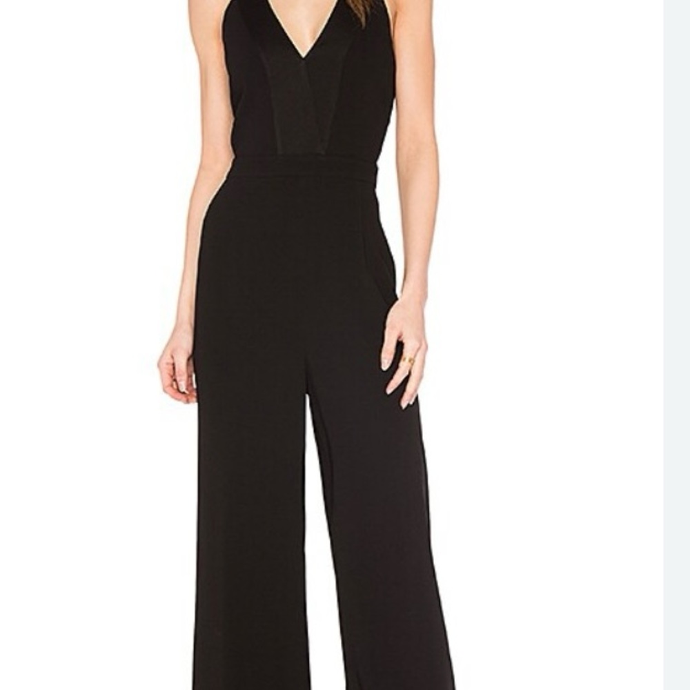 BCBGMaxAzria Black Jumpsuit Versatile Chic Design